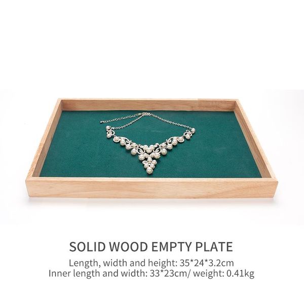 wooden edged green empty jewelry display trays for wedding necklace bracelet showing storage plates for jewellery organizers, Pink;blue
wooden edged green empty jewelry display trays for wedding necklace bracelet showing storage plates for jewellery organizers, Pink;blue