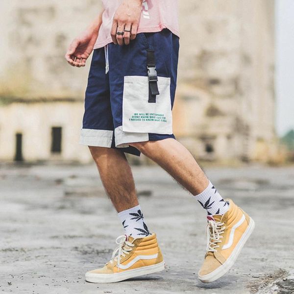 2020 harajuku shorts color block men hip hop cargo short streetwear patchwork loose short pockets cotton joggers men, White;black
2020 harajuku shorts color block men hip hop cargo short streetwear patchwork loose short pockets cotton joggers men, White;black