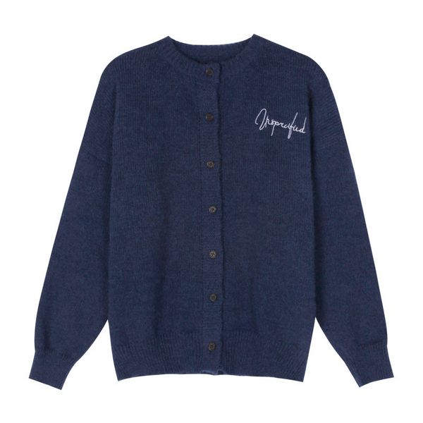 soft 2021 new embroidered letter wax around neck female fall cardigan sweater vintage mwn5 2n9b, White;black
soft 2021 new embroidered letter wax around neck female fall cardigan sweater vintage mwn5 2n9b, White;black