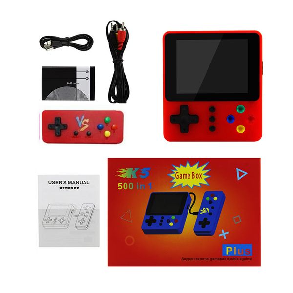 handheld game console k5 k8 sup mini retro nostalgia 500 in 1 double player with gamepad protable game console video game box ing
handheld game console k5 k8 sup mini retro nostalgia 500 in 1 double player with gamepad protable game console video game box ing