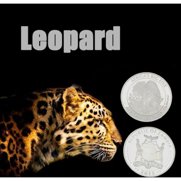 rh silver plated african zambia endangered wildlife leopard commemorative coin challenge coins collectibles for business gifts f sqcuyn 
rh silver plated african zambia endangered wildlife leopard commemorative coin challenge coins collectibles for business gifts f sqcuyn