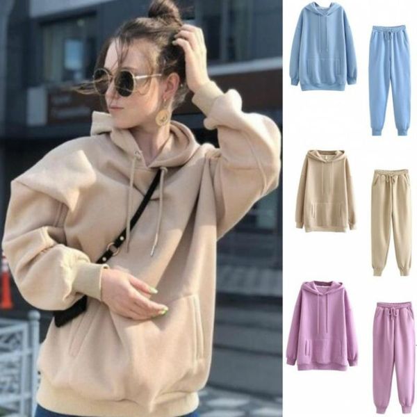 cotton 2 pieces sets women tracksuit fleece hoodie sweatshirts winter clothes casual sport suit women's sport outfits moda 2020, Gray
cotton 2 pieces sets women tracksuit fleece hoodie sweatshirts winter clothes casual sport suit women's sport outfits moda 2020, Gray