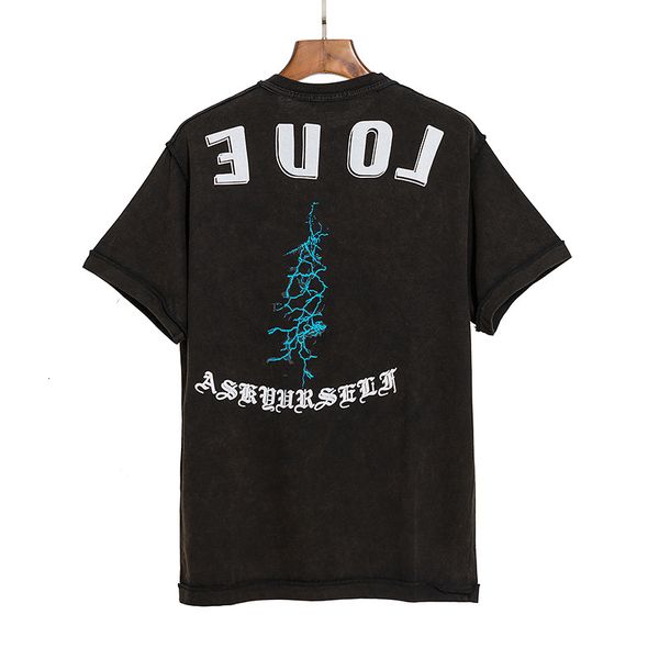fashion street trendy askyurself printed wash worn oversized short sleeve t-shirt for men and women, White;black
fashion street trendy askyurself printed wash worn oversized short sleeve t-shirt for men and women, White;black