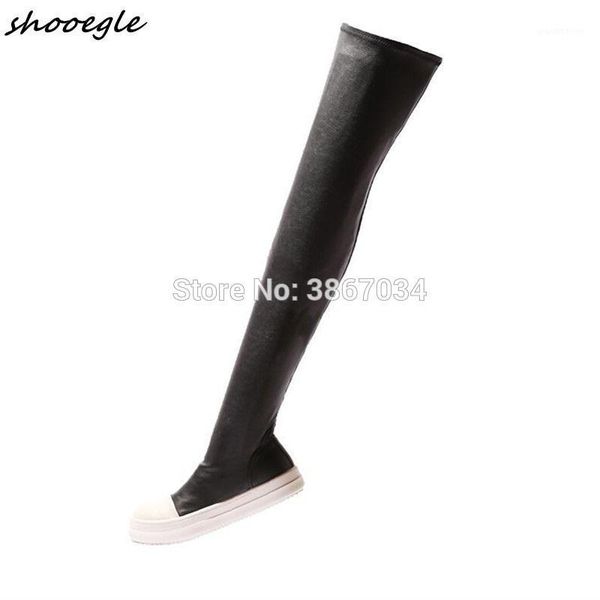 shooegle women slim overknee high boots platforms thick flats celebrity same style stretchy long booties fall winter, Black
shooegle women slim overknee high boots platforms thick flats celebrity same style stretchy long booties fall winter, Black