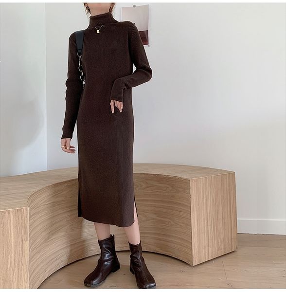2021 new dressed in women's turtleneck autumn/winter new slit long inner straight colour pure mesh high waist dress 1m e6pm, Black;gray
2021 new dressed in women's turtleneck autumn/winter new slit long inner straight colour pure mesh high waist dress 1m e6pm, Black;gray