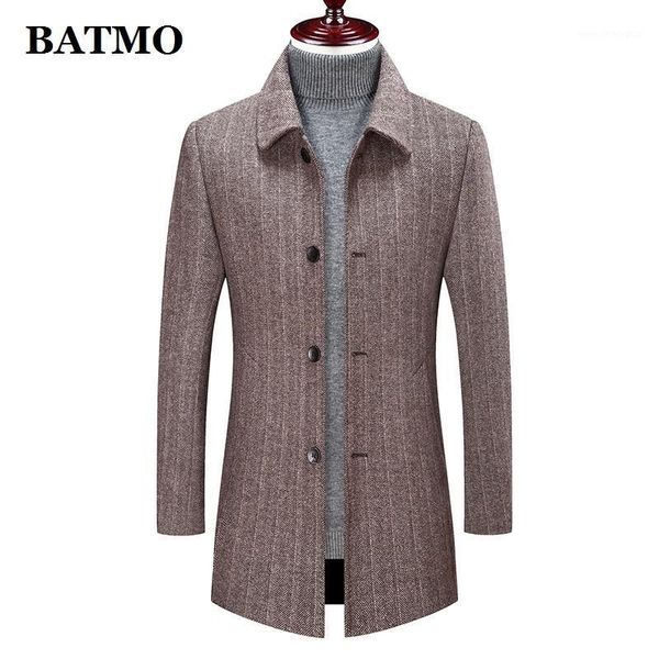men's wool & blends batmo 2021 arrival winter thicked striped trench coat men,men's casual jackets,2011, Black
men's wool & blends batmo 2021 arrival winter thicked striped trench coat men,men's casual jackets,2011, Black