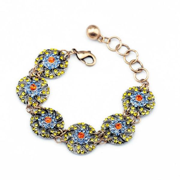 fashion jewelry women rhinestone bracelets, Golden;silver