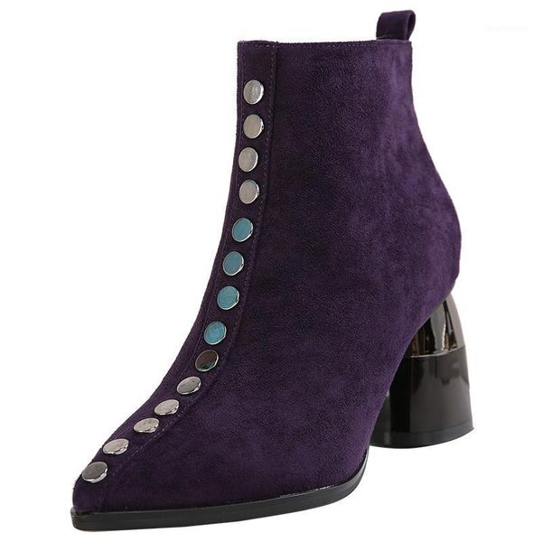 women rivet boots with boots female high-heeled new women's shoes subnet red thin rivet suede 2020 style shoes1, Black
women rivet boots with boots female high-heeled new women's shoes subnet red thin rivet suede 2020 style shoes1, Black