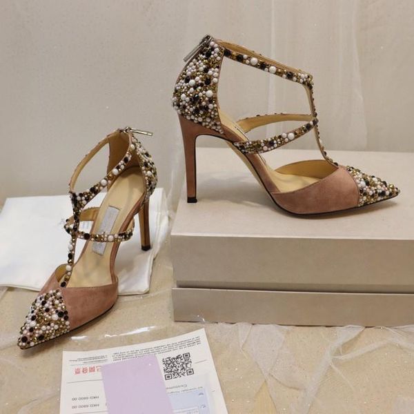 sandals bead women super heel luxury design sandalias mujer widding party shoes ladies brand sandalia feminina, Black
sandals bead women super heel luxury design sandalias mujer widding party shoes ladies brand sandalia feminina, Black