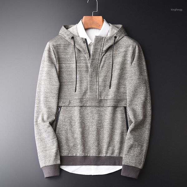 minglu yarn dyed men hoodies spring new luxury hooded sweatshirts men plus size 4xl fashion slim placket front sweatshirt male1, Black
minglu yarn dyed men hoodies spring new luxury hooded sweatshirts men plus size 4xl fashion slim placket front sweatshirt male1, Black