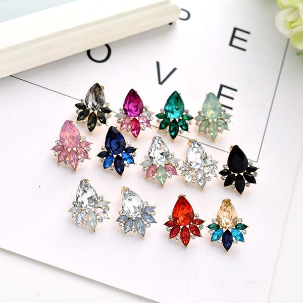 lubov fashion rhinestone inlaid colorful crystal stone women girl piercing earrings gold color piercing earrings christmas gift, Golden;silver
lubov fashion rhinestone inlaid colorful crystal stone women girl piercing earrings gold color piercing earrings christmas gift, Golden;silver