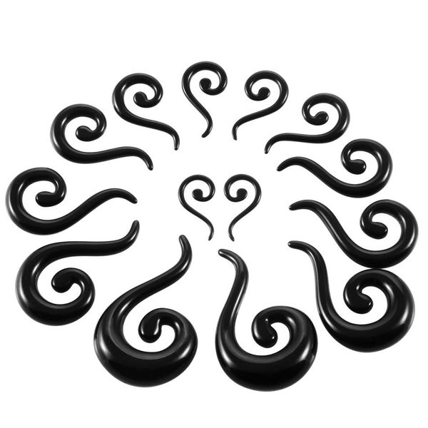 2 pcs acrylic ear gauges black tunnels ear plugs ear expanders cartilagem tunnel jewelry tragus piercing body piercing jewelry q jllzeo, Silver
2 pcs acrylic ear gauges black tunnels ear plugs ear expanders cartilagem tunnel jewelry tragus piercing body piercing jewelry q jllzeo, Silver