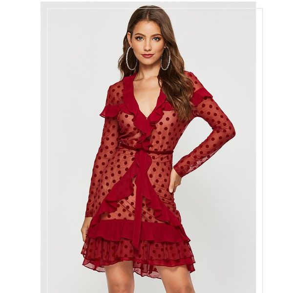 женские элегантные мини-платья дамы vogue элегантная вечеринка vestidos poyka dot partment sexy v-образным вырезом сладкий flunced slim fit, Black;gray
женские элегантные мини-платья дамы vogue элегантная вечеринка vestidos poyka dot partment sexy v-образным вырезом сладкий flunced slim fit, Black;gray