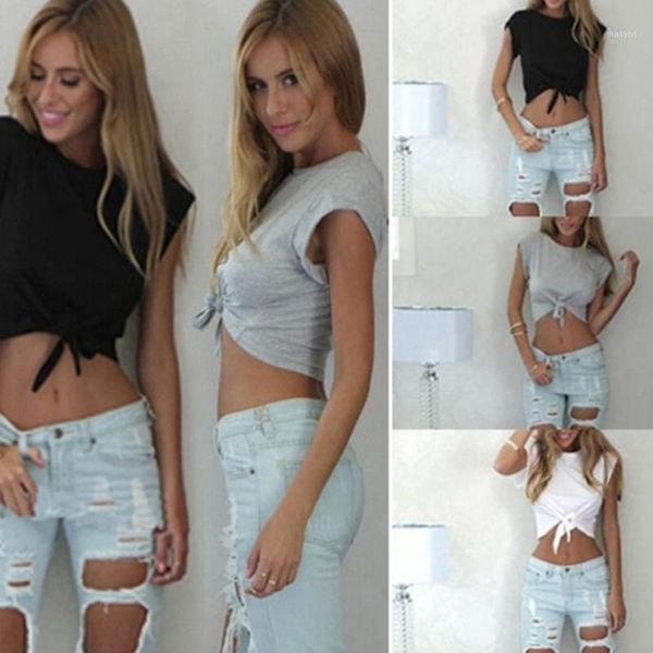 summer t shirt bow tie crop solid tshirt for women casual tee summer short sleeve camiseta mujer1, White
summer t shirt bow tie crop solid tshirt for women casual tee summer short sleeve camiseta mujer1, White