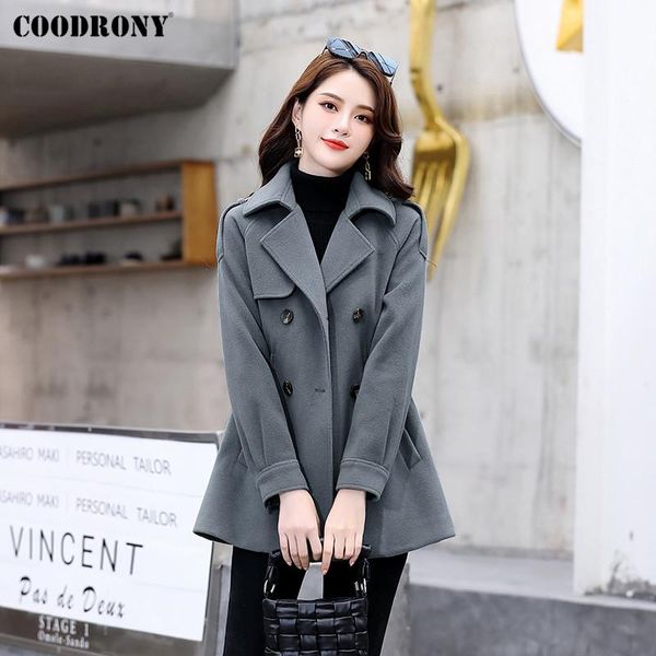 coodrony brand korean business casual soft warm female winter woolen coats streetwear fashion women's long windbreaker w9029, Black
coodrony brand korean business casual soft warm female winter woolen coats streetwear fashion women's long windbreaker w9029, Black