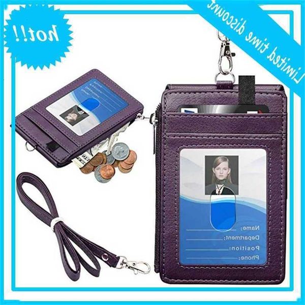 houder met rits, pu leer id badge cardholder wallet with 5 card sleeves, 1 side rfid blocking pocket and 20 inch, Brown;gray
houder met rits, pu leer id badge cardholder wallet with 5 card sleeves, 1 side rfid blocking pocket and 20 inch, Brown;gray