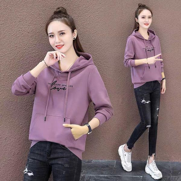 women's hoodies & sweatshirts 2021 casual loose large long sleeve sanitary dress women spring autumn fashion hoodie all over coat, Black
women's hoodies & sweatshirts 2021 casual loose large long sleeve sanitary dress women spring autumn fashion hoodie all over coat, Black