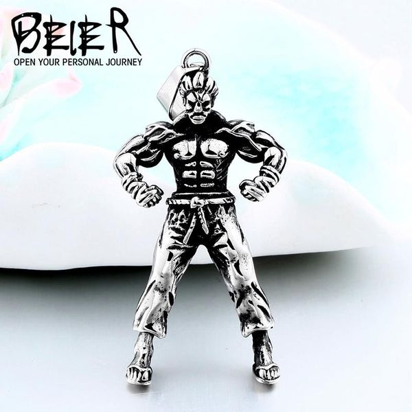 pendant necklaces beier 2021 fitness muscular men's gold/steel color sports stainless steel chain charm gift hip hop necklace br-p038, Silver
pendant necklaces beier 2021 fitness muscular men's gold/steel color sports stainless steel chain charm gift hip hop necklace br-p038, Silver