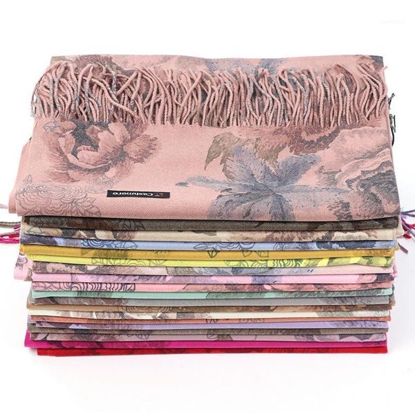 2020 cashmere women scarf printed winter warm shawl and wraps bandana long thicken blanket female foulard1, Blue;gray
2020 cashmere women scarf printed winter warm shawl and wraps bandana long thicken blanket female foulard1, Blue;gray