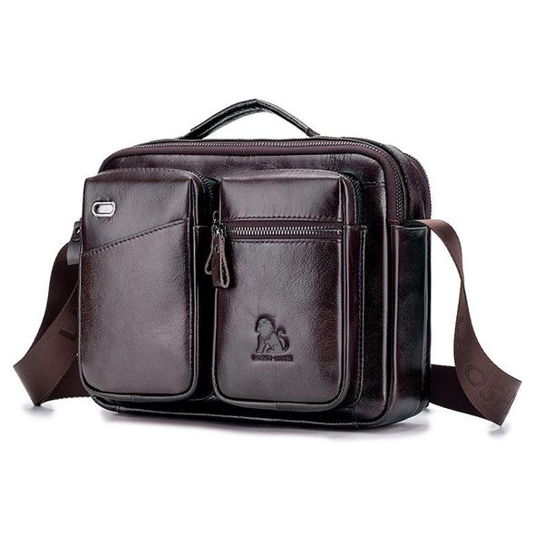briefcases retro genuine leather men's messenger bag first layer cowhide casual fashion shoulder male small briefcase totes handbag
briefcases retro genuine leather men's messenger bag first layer cowhide casual fashion shoulder male small briefcase totes handbag