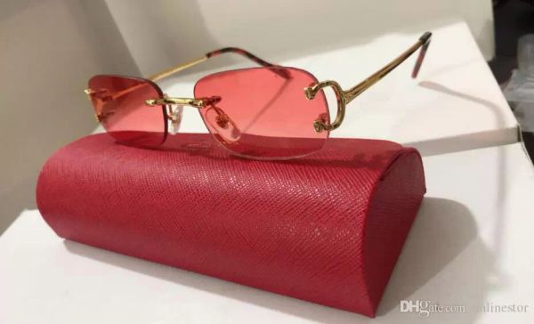 red fashion sport sunglasses for men buffalo horn glasses mens women rimless sun eyeglasses silver gold metal frame eyewear lunettes, White;black
red fashion sport sunglasses for men buffalo horn glasses mens women rimless sun eyeglasses silver gold metal frame eyewear lunettes, White;black