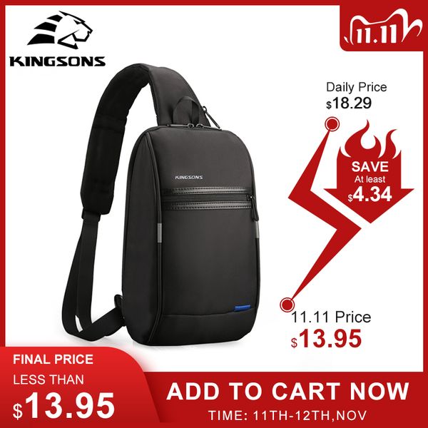 kingsons male chest bag crossbody bag small single shoulder strap back pack casual travel bags
kingsons male chest bag crossbody bag small single shoulder strap back pack casual travel bags