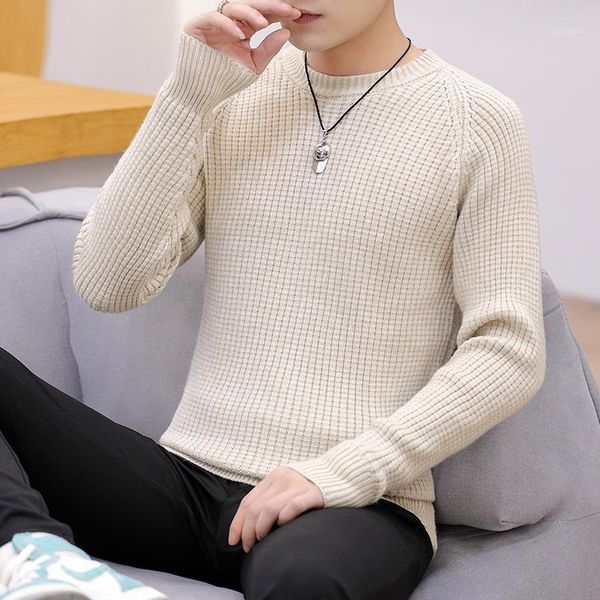 2020 new winter brand male pullover sweater thick warm mens knitted sweaters mens round neck knitwear thick sweater for man1, White;black
2020 new winter brand male pullover sweater thick warm mens knitted sweaters mens round neck knitwear thick sweater for man1, White;black