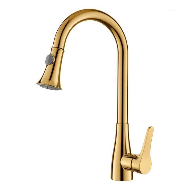 kitchen faucets gold pull out faucet deck mounted single handle cold and water mixer sink brass tap1
kitchen faucets gold pull out faucet deck mounted single handle cold and water mixer sink brass tap1