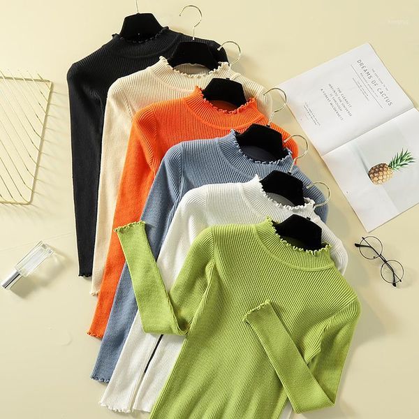 slim sweater solid color pullovers sweater autumn bottoming shirt women 2020 new knitted women's a64a1, White;black
slim sweater solid color pullovers sweater autumn bottoming shirt women 2020 new knitted women's a64a1, White;black