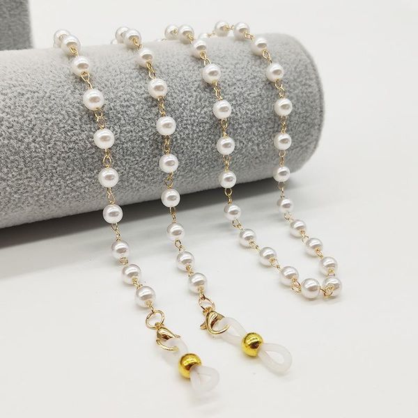 2020 chic gold color pearl beads luxury mask neck strap holder fashion women sunglasses chain accessories h jlllsj
2020 chic gold color pearl beads luxury mask neck strap holder fashion women sunglasses chain accessories h jlllsj