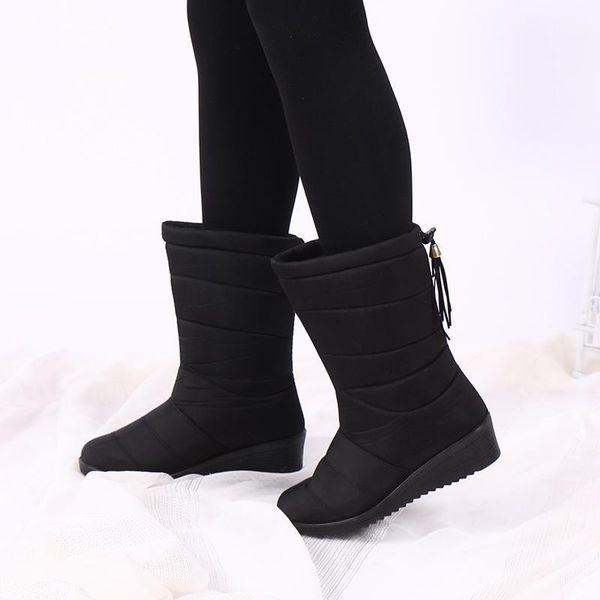 fashion fringe mid-calf boots for women snow boots winter women winter shoes waterproof booties wedges1, Black
fashion fringe mid-calf boots for women snow boots winter women winter shoes waterproof booties wedges1, Black
