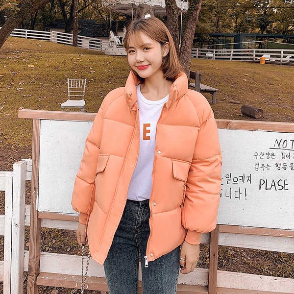 short parka coat female women loose padded size winter collar oversized stand women's casual style jacket solid plus cotton, Black
short parka coat female women loose padded size winter collar oversized stand women's casual style jacket solid plus cotton, Black
