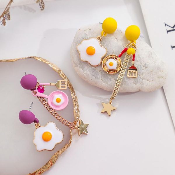 shamir poached eggs fried egg pancake turner interesting new fashion innovation stud earrings girl jewelry gifts, Golden;silver
shamir poached eggs fried egg pancake turner interesting new fashion innovation stud earrings girl jewelry gifts, Golden;silver