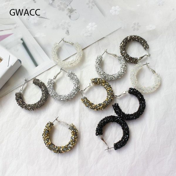 inkdew new design trendy charm beads crystal hoop earrings geometric round shiny big earrings for women gift party, Golden;silver
inkdew new design trendy charm beads crystal hoop earrings geometric round shiny big earrings for women gift party, Golden;silver