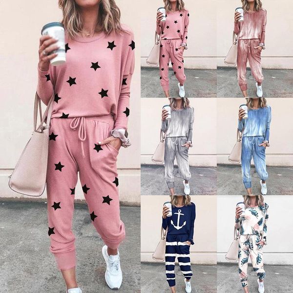 women's tracksuits 2 piece set tracksuit women two and pants elastic waist long loungewear, Gray
women's tracksuits 2 piece set tracksuit women two and pants elastic waist long loungewear, Gray
