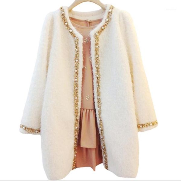 plus size 3xl2020 new open stitch warm beading cadigan overcoat medium long wide-waisted spring autumn wool coat women jacket1, Black
plus size 3xl2020 new open stitch warm beading cadigan overcoat medium long wide-waisted spring autumn wool coat women jacket1, Black