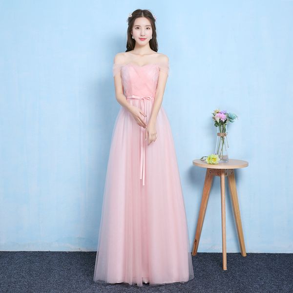 party formal beach plus size junior women ladies pink bridesmaid dresses tulle bandage dress sisters wedding guest dress, White;pink
party formal beach plus size junior women ladies pink bridesmaid dresses tulle bandage dress sisters wedding guest dress, White;pink