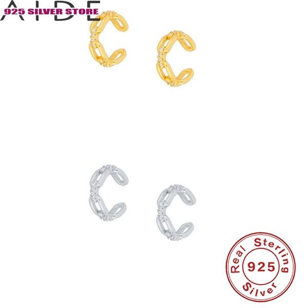 hoop & huggie aide luxury earrings 925 sterling silver broncos c-shape chain clip-on-earrings for women boucle d'oreille femme fine jew, Golden;silver
hoop & huggie aide luxury earrings 925 sterling silver broncos c-shape chain clip-on-earrings for women boucle d'oreille femme fine jew, Golden;silver