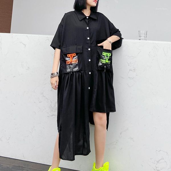 xuxi 2020 chiffon shirt female design sense medium and long large size belly slim irregular dress female summer blouse fz16031, White
xuxi 2020 chiffon shirt female design sense medium and long large size belly slim irregular dress female summer blouse fz16031, White