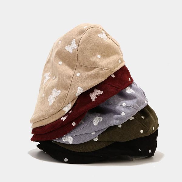 korean fashion corduroy berets caps for women trendy butterfly embroidery peaked cap ladies autumn winter outdoor warm hat, Blue;gray
korean fashion corduroy berets caps for women trendy butterfly embroidery peaked cap ladies autumn winter outdoor warm hat, Blue;gray