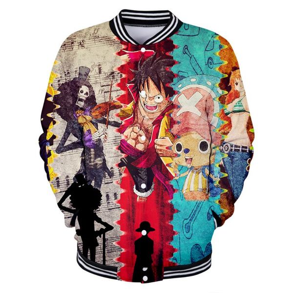 one piece 3d печатные бейсбольные куртки бомбардировщики мужчины / женщины длинные рукава уличная одежда хип хмель повседневная уличная одеж, Black;brown
one piece 3d печатные бейсбольные куртки бомбардировщики мужчины / женщины длинные рукава уличная одежда хип хмель повседневная уличная одеж, Black;brown