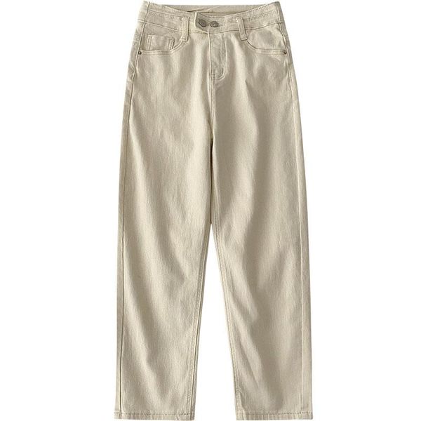 women's pants 2021 spring casual streetwear high waist straight trouser for vintage baggy washed versatile femme jeans, Blue
women's pants 2021 spring casual streetwear high waist straight trouser for vintage baggy washed versatile femme jeans, Blue