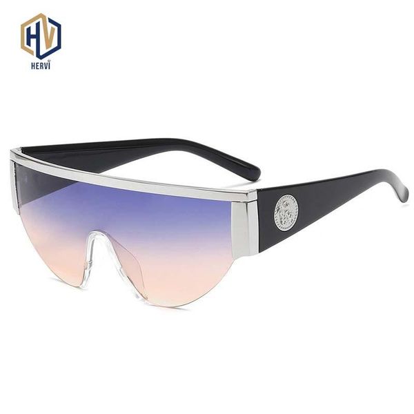 sunglasses oversized siamese men women metal half frame sun glasses fashion gradient goggle eyeglasses uv400, White;black
sunglasses oversized siamese men women metal half frame sun glasses fashion gradient goggle eyeglasses uv400, White;black