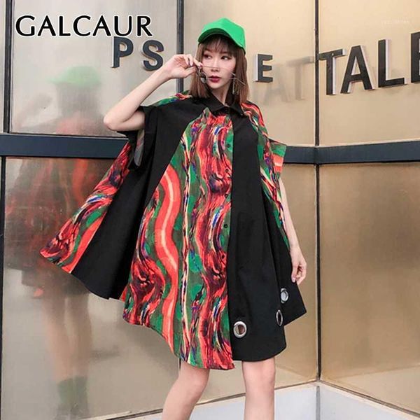 chicever patchwork print hit color shirt female lapel collar batwing short sleeve hollow out oversize loose dresses women 20201, White
chicever patchwork print hit color shirt female lapel collar batwing short sleeve hollow out oversize loose dresses women 20201, White