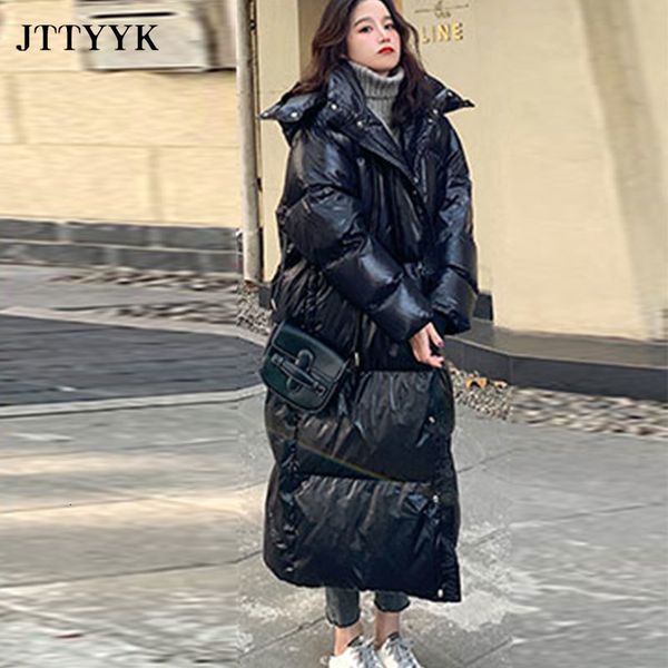 winter new over-the-knee down parka jacket womens large size snow coat hooded stand collar warm parkas female coats, Black
winter new over-the-knee down parka jacket womens large size snow coat hooded stand collar warm parkas female coats, Black