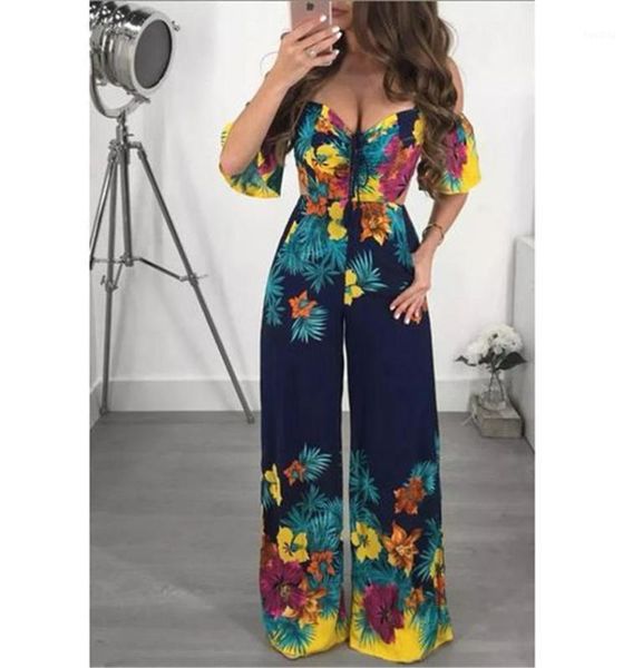 fashion women ladies clubwear summer beach style boho floral printed jumpsuit1, Black;white
fashion women ladies clubwear summer beach style boho floral printed jumpsuit1, Black;white