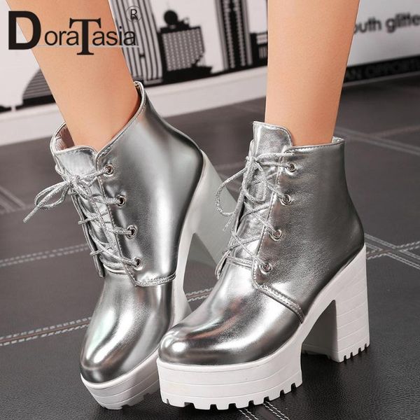доратазия элегантная девушка круглая носящая платформа shoelace boots boots дизайнерские сапоги женщины золотая платформа бренд обувь женщин, Black
доратазия элегантная девушка круглая носящая платформа shoelace boots boots дизайнерские сапоги женщины золотая платформа бренд обувь женщин, Black