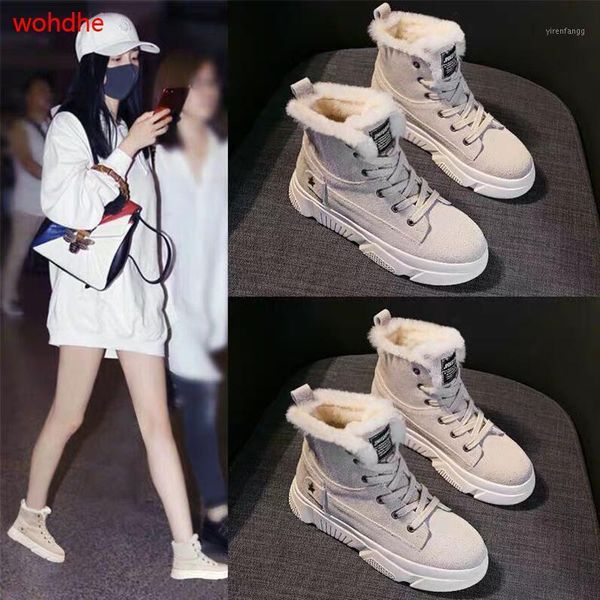 wohdhe casual women plush boots flat winter shoes warm snow botas mujer 2020 flock1, Black
wohdhe casual women plush boots flat winter shoes warm snow botas mujer 2020 flock1, Black