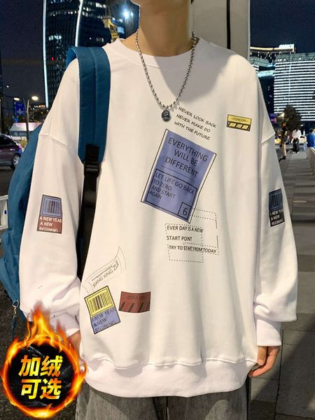 sweater men's 2020 new autumn / winter style plush thickening trend ins loose and versatile youth t-neck bottoming shirt, Black 
sweater men's 2020 new autumn / winter style plush thickening trend ins loose and versatile youth t-neck bottoming shirt, Black