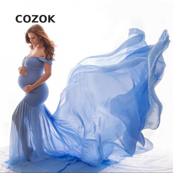 maternity dresses pregnant dress pography props for shooting po pregnancy clothes cotton+chiffon off shoulder half circle gown, White
maternity dresses pregnant dress pography props for shooting po pregnancy clothes cotton+chiffon off shoulder half circle gown, White